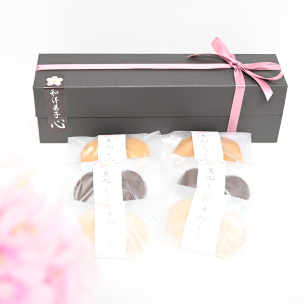 クッキーギフト 3枚入り、6袋のセット